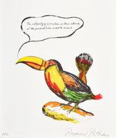 Raymond Pettibon Toucan Lithograph, Signed Edition - Sold for $1,024 on 03-04-2023 (Lot 392).jpg
